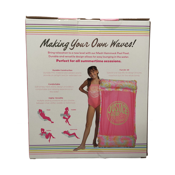 Justice Mesh Hammock Pool Float - 44" x 28" - Picture 6 of 6